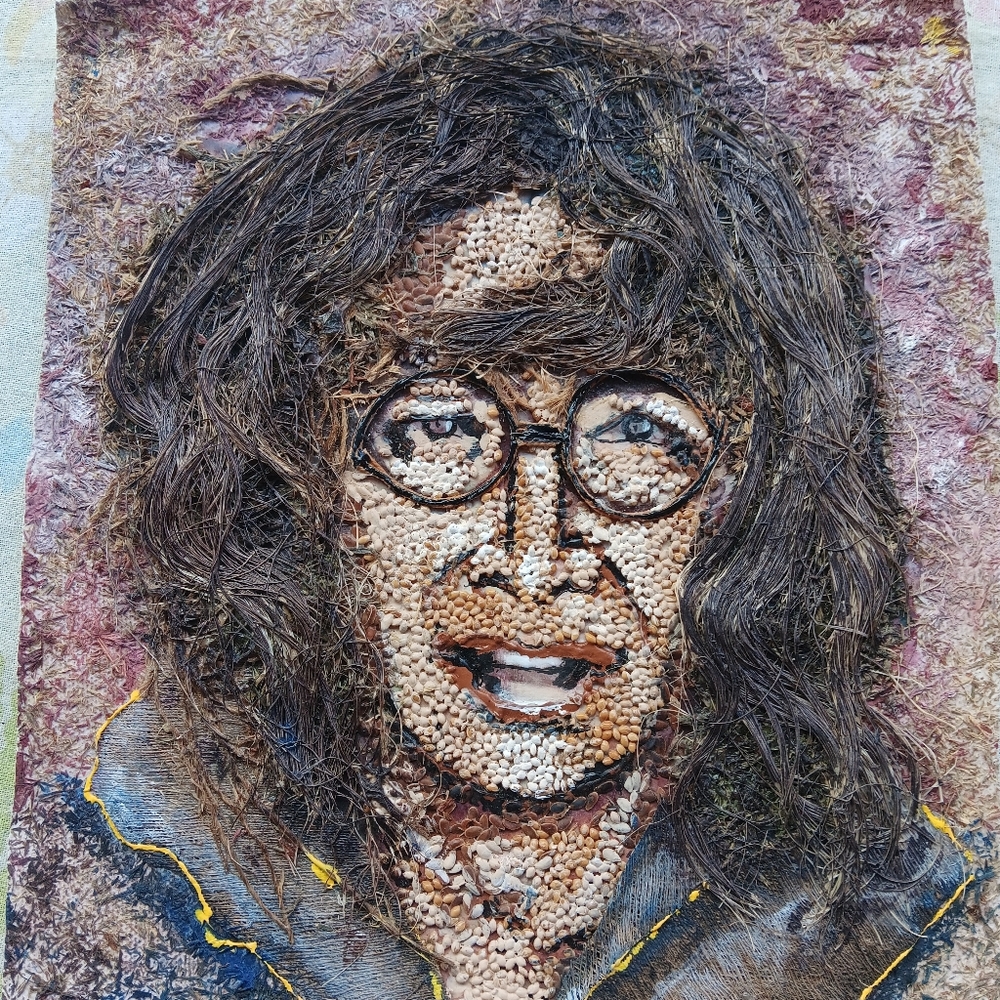 Original painting "Homenaje a John Winston Lennon"- Enero 2024